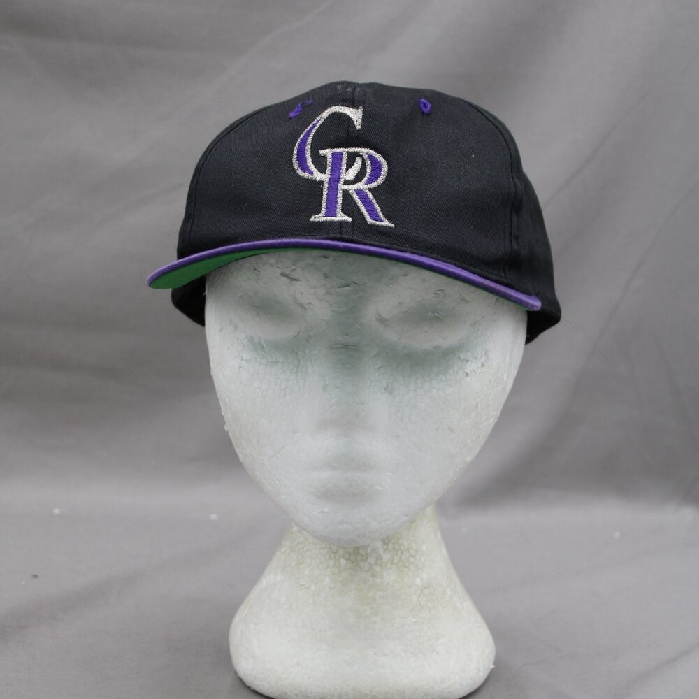 Colorado Rockies Hat (VTG) - Two Tone Classic by Drew Pearson - Youth Snapback